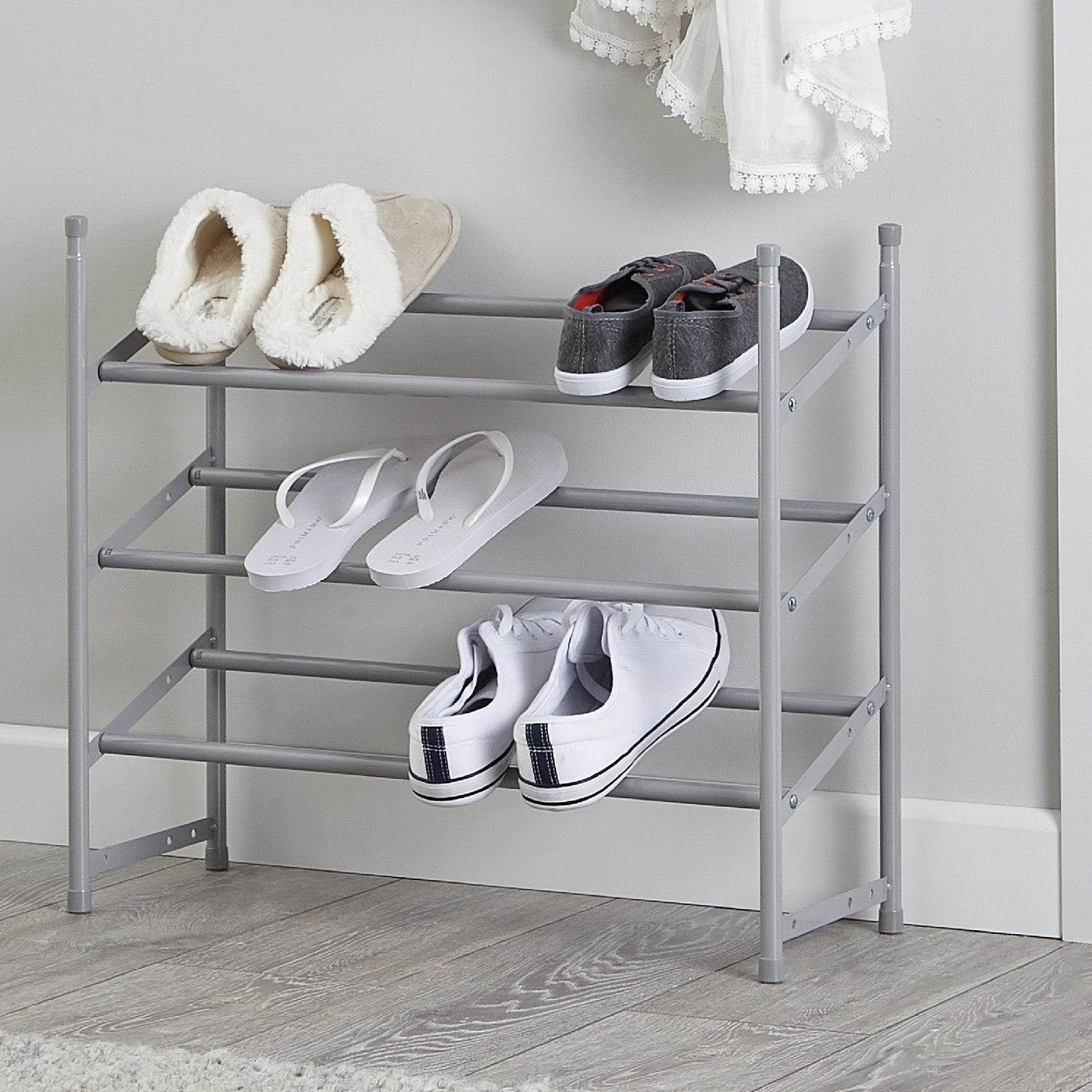 3-Tier Stackable Shoe Rack, 40-050S