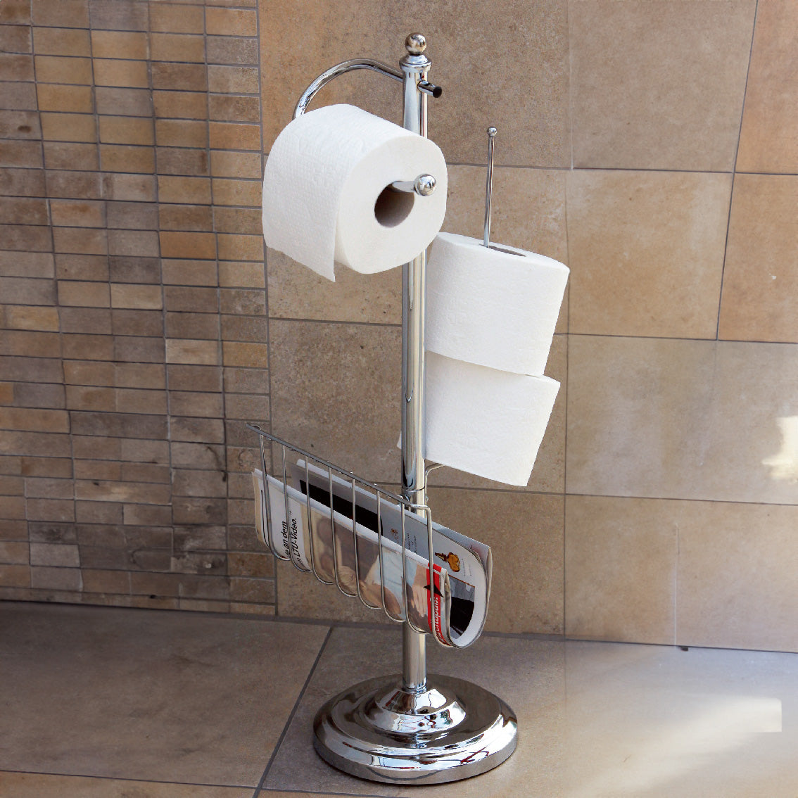 Freestanding Toilet Paper Holder, AN-40-025I