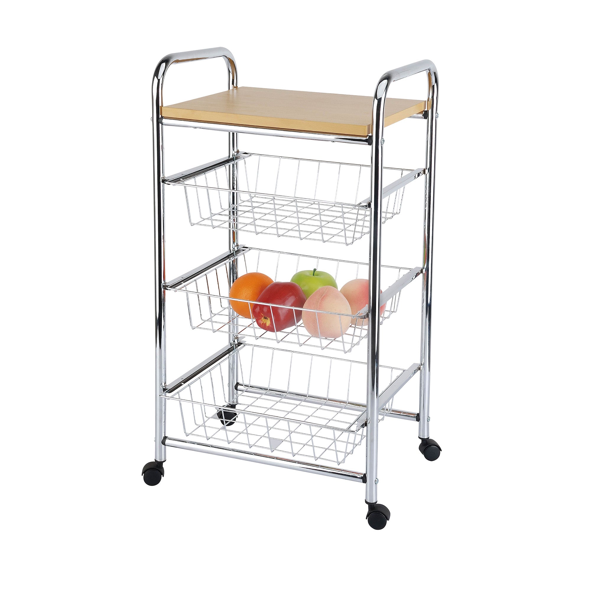 4-Tier Storage Rack with wheels, AN-40-072