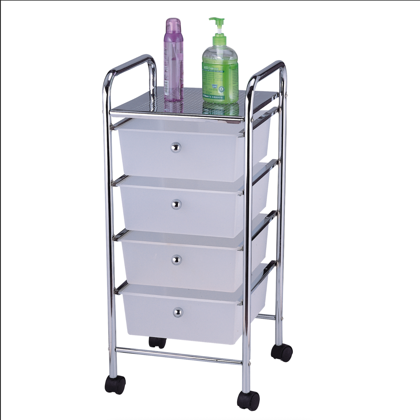 4-Tier Storage Rack with wheels, AN-40-806