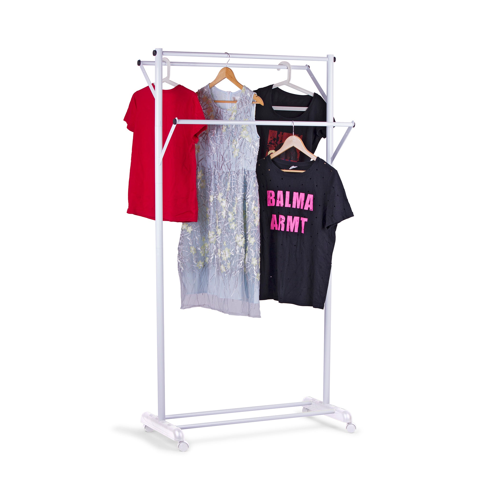 Rods Garment Rack with Wheels, AN-549